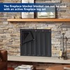 Magnetic Fireplace Covers Indoor for Insulation, Fireplace Draft Stopper Blanket