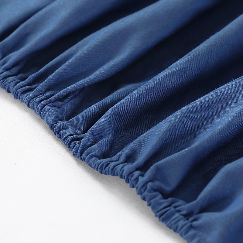 CHARKHAH Polycotton Fitted Sheet for Single Double King Super King