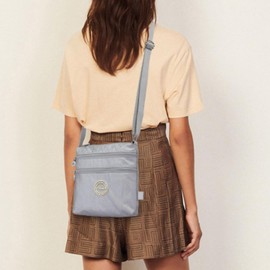 Foino Women Shoulder Bag Travel Cross Body Bag Casual Messenger Bag for Sport Fashion Satchel Girls Crossbody Side Pack (Silver)