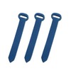 Nippon Chuko NBK Genuine Leather Parts for Ring Fastener, Blue,