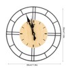 Nordic Modern Fashionable Round Wall Clock Living Room Mute Clock