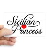 CafePress Sicilian Princess Rectangle Sticker Rectangle Bumper Sticker Car Decal
