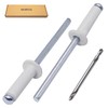 SKIR'CO Pack of 350 blind rivets painted 4.0 x 14