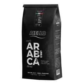 Aiello Caffe Italian Espresso Coffee Beans 2.2 LB Bag Arabica Whole Bean Coffee Blend Freshly Roasted and Blended in Southern Italy