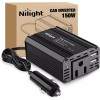Nilight 150W Power Inverter 12V DC to 110V AC Car