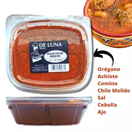 De Luna Menudo Seasoning Red - Sazon para Menudo Rojo  - Deluna  - Seasons 6lb Tripe