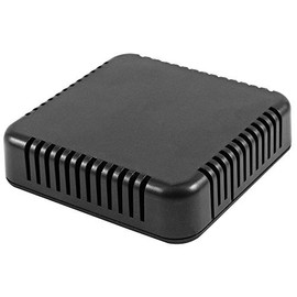 Miniature Plastic Enclosure, Vented, BLK | Plastic ENCLOSURES / 19" Cabinet Racks, 1 X Qty - 1551V4BK