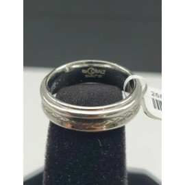 SCOTT KAY NEW Mens Scott Kay Ring Native 7mm Concave Cobalt Ring Braid Size 10 SK-C3106BC7