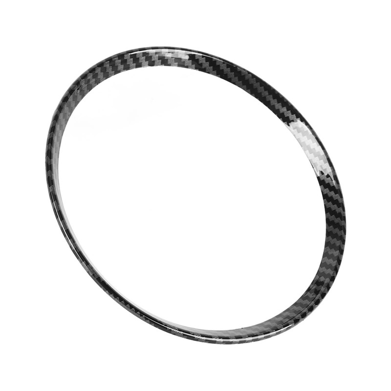 Interior Gear Shift Trim Cover Ring Carbon Fiber Style Console
