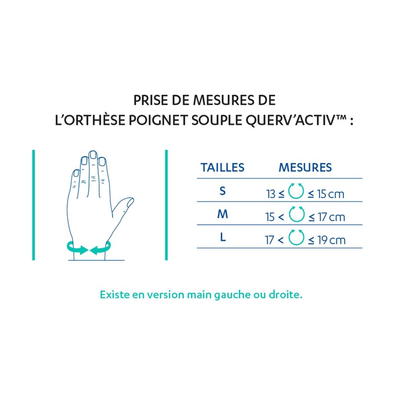 Epitact Querv'Activ Wrist Thumb Activity Orthosis Soft Left - L