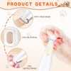 Dog Paw Trimmer, Paw Trimmer for Dogs with LED Light,Waterproof,Rechargeable