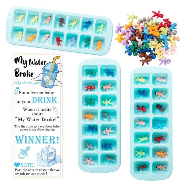 ZYFLSQ My Water Broke Baby Shower Game 60 Multicolor Mini