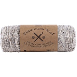 (1 Pack) Lion Brand Yarn Fishermen's Wool Yarn, Birch Tweed