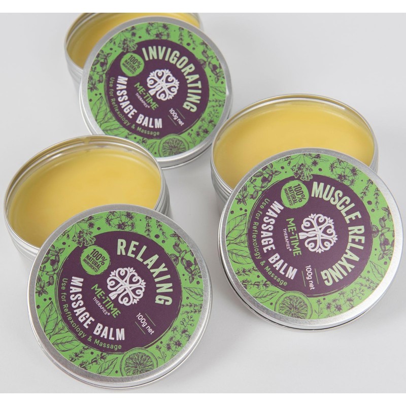 Me Time Massage Balm (Relaxing) Reflexology Balm (Lavender, Bergamot &