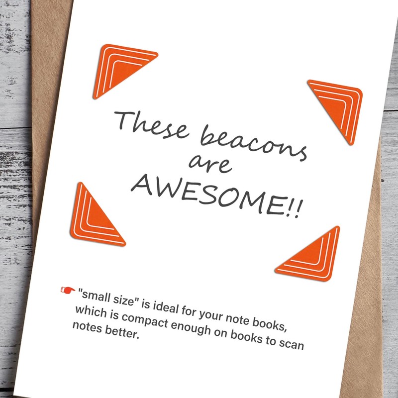 Beacons for Rocket Book- 2 Size, 10pieces Set with A