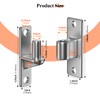 Aglehome 2pack Gate Hinges Heavy Duty, Wall Mount Gate Hinge