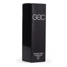 GOC Base de maquillaje líquida GOC Base De Maquillaje GNF01 Natural Finsih tono tono 02 - 30mL 30g