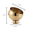 Mozacona Gold Stainless Steel Spherical Sugar Bowl Seasoning Jar Mints