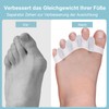 Zehenspreizer Hallux Valgus, 2 Paar Gel Toe Spacer für Hallux