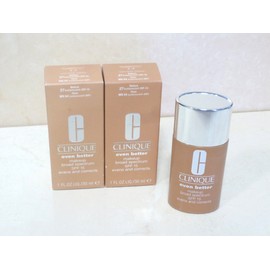 Clinique (2) CLINIQUE EVEN BETTER MAKEUP SPF 15 - WN 64 BUTTERSCOTCH (MF) - 1 OZ BOXED