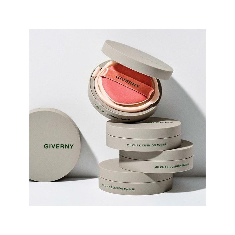 Giverny 지베르니 밀착 매트핏 쿠션 12g (본품+리필) Giverny Close Fit