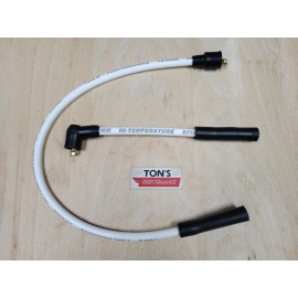 Ton's White 10mm Spark Plug Wires Harley Touring 1986 - 2003 Sportster XL 86-03