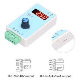 Eujgoov Analog Signal Generator 0-10V/2-10V 0-20mA/4-20mA Current Voltage Signal Generator USB Power Supply Interface Analog Simulator