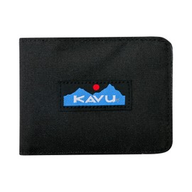 KAVU Watershed Wallet Bifold Water Resistant Cash Carrier - Jet Black