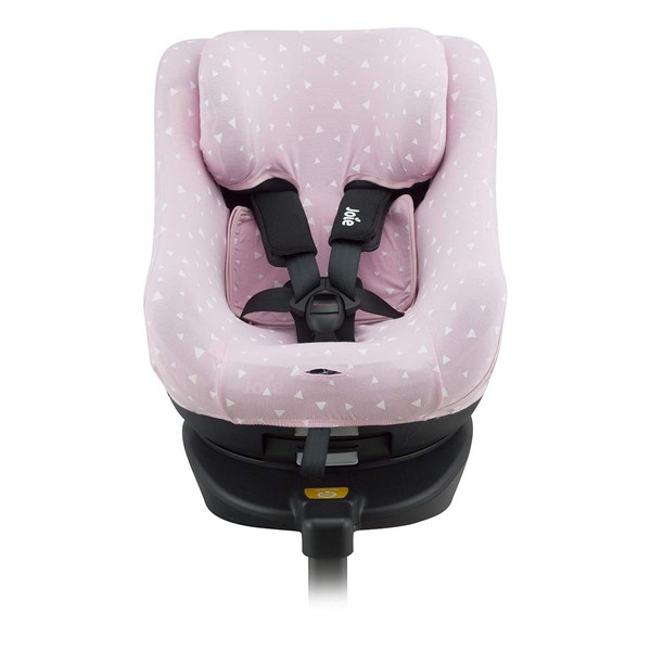 JYOKO KIDS Cotton Baby Car Seat Cover Compatible with Joie Spin 360, Nuna REBL (Pink Sparkles)
