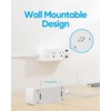 Short Extension Cord 1ft - Olcorife Flat Plug Power Strip
