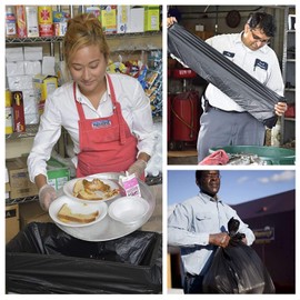 Aluf Plastics T-Tough Roll Pack Low Density Repro Blend Star Seal Coreless Rolls Bag, 12-16 Gallon 1.0 Mil, 32" Length x 24" Width, H Strength, Black (Pack of 2000)