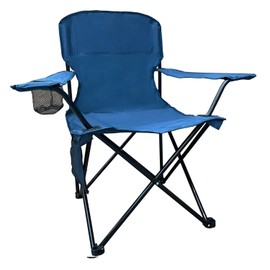 VOYSIGN Folding Camping Chair with Cup Holder & Storage Bag, 225lbs Capacity, Large Anti-Sink Feet, Breathable PE Coated Fabric for Outdoor, Hiking, Beach, Fishing, Backpacking, Cyan