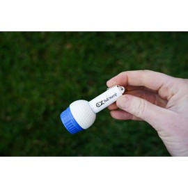 EZ BALL STAMP Golf Ball Stamp/Stamper - Ultra Quick Drying, Smear Free Ink Marker to Personalize Your Ball (Red Bull)