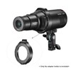 Godox AK-R28 Round Head Flash Adapter Holder for Mounting Godox