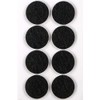 Herma 15003 Felt Pads, Black, Ø 28 mm