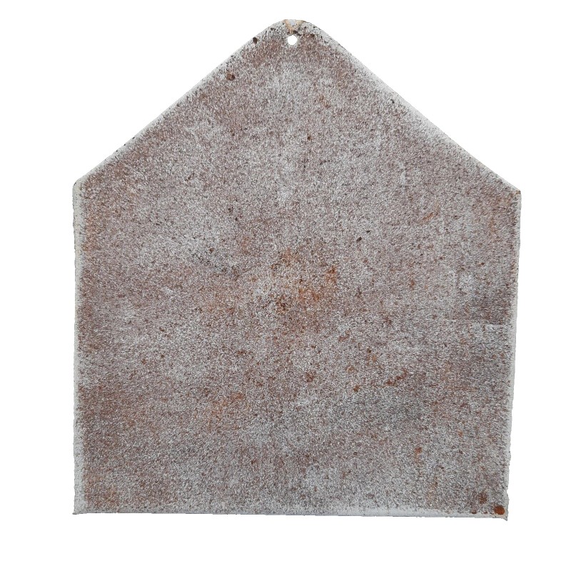 DCC Tin Wall Envelope Pouch Rusty & White for Crafting