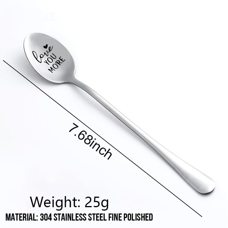 I Love You Spoons for Boyfriend & Husband - 2Pcs