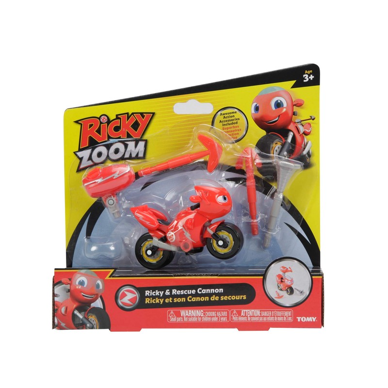 Ricky Zoom T20051 Ricky & Rescue Cannon, rot