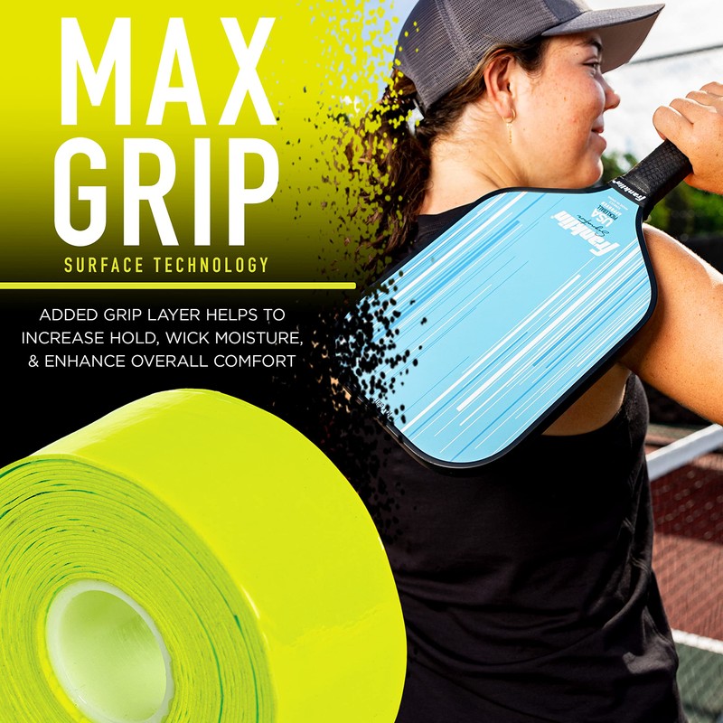 Franklin Sports Pickleball Paddle Overgrips - Provides Extra Grip -