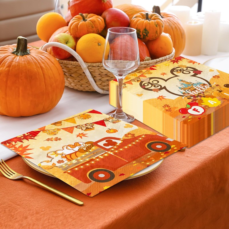 Fall Theme Napkins