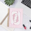 ignytiger Pink Leopard Notebook, Y2k Cheetah Print Journal, Preppy Girly