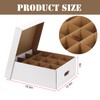 DIICCYO 6 Pcs Cardboard Mason Jar Storage Box for 16