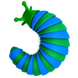 Toy Jam SLUGIS Babositas (Verde/Azul). Juguete Sensorial para el Estrés y Ansiedad. Regalo para Niños y Adultos!