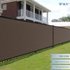 E&K 3'x1' Privacy Fence Screen with Grommets, Outdoor Windscreen Fence