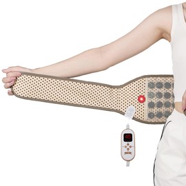 JKIUI Slimming Electric Belt Hot Compress Electrified Heating Massage Pads for Lower Back Pain Far Infrared Heating Pads Lower Back Abdomen 7 Heat Settings up to 149°F