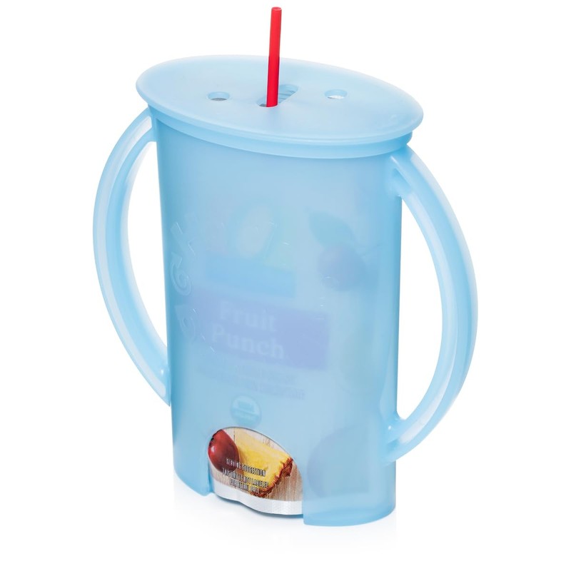 Flipping Holder Squeeze Proof Food Pouch Holder for Toddlers, Babies,