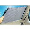 25 inch Large Fit Retractable Shade Auto Windshield Sunshade Silver