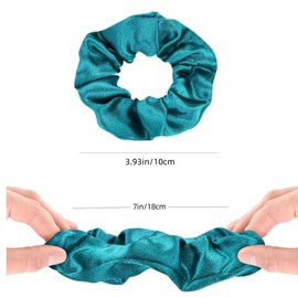 HIDOSNG Scrunchies for Girls, 12 Pcs Hair Scrunchies for Women, Velvet Scrunchies for Hair, Soft Ponytail Holder, Cute Colors Elastic Hair Bands for Teens
