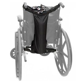 Oxygen Tank Holder for Wheelchair Accessories Organizer with Buckles Hands Free Rollator Walker Scooter Wheelchair Back Hanging O2 Cylinder Bottle Storage Carrier Bag for Hospital Outdoor Home