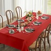 Mysky Home Table Cloth 60x102 Inch Valentine's Day Red Tablecloth